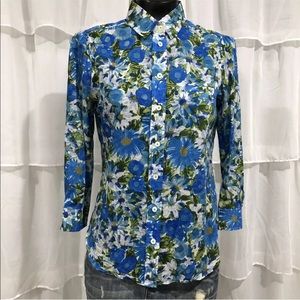 Anthropologie HD in Paris floral shirt size 4